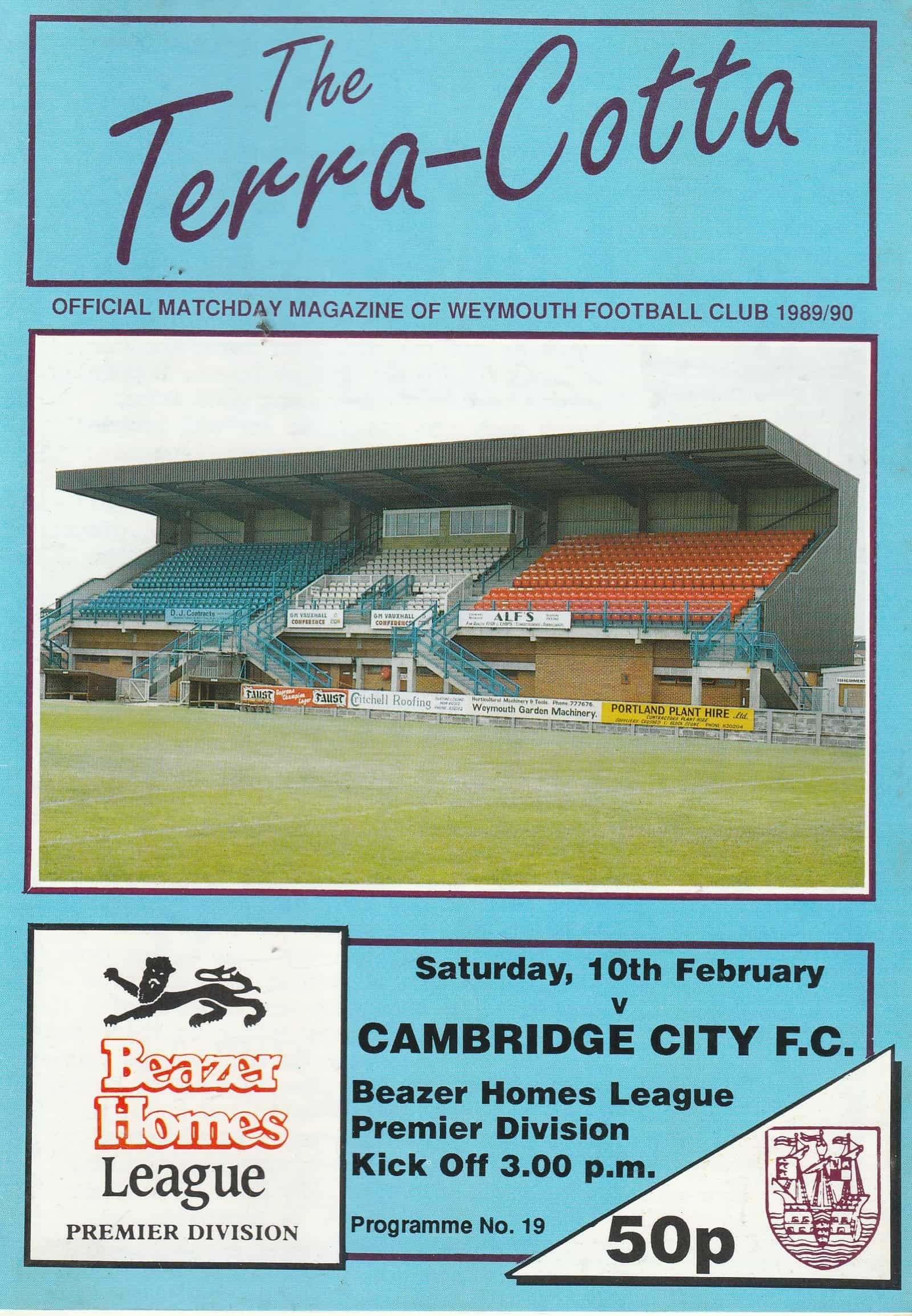 Weymouth v Cambridge City 10-Feb-1990