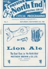 Preston North End v Cardiff City 12-Nov-1966
