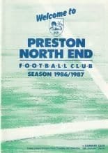 Preston North End v Cardiff City 04-Nov-1986