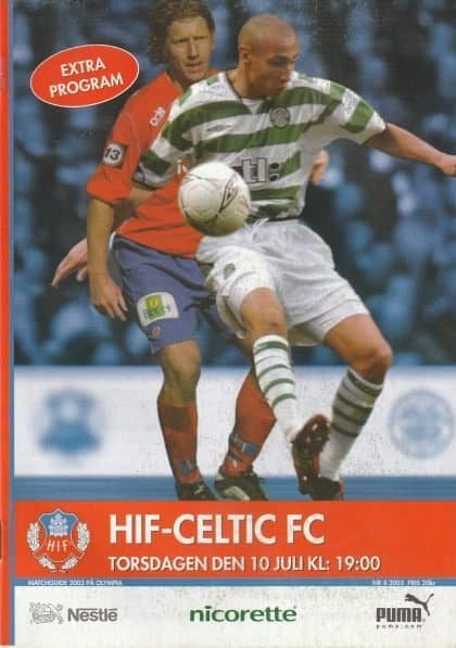 Helsingborg v Glasgow Celtic 10-Jul-2004