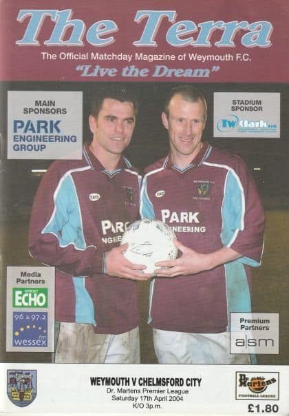 Weymouth v Chelmsford City 17-Apr-2004