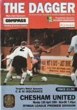Dagenham & Redbridge v Chesham United 12-Apr-1999
