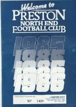 Preston North End v Chester City 12-Oct-1985