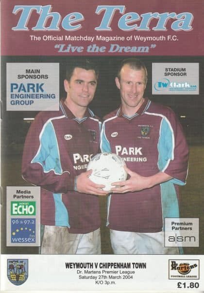 Weymouth v Chippenham Town 27-Mar-2004