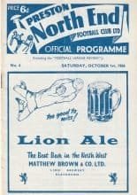 Preston North End v Coventry City 01-Oct-1966