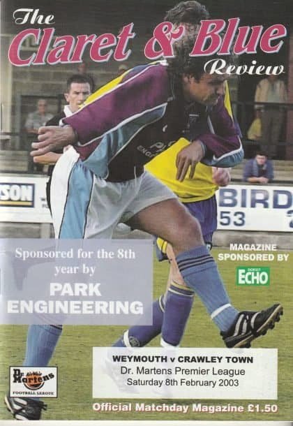 Weymouth v Crawley Town 08-Feb-2003