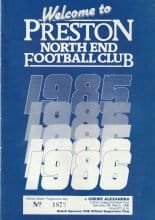 Preston North End v Crewe Alexandra 08-Mar-1986