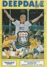 Preston North End v Darlington 09-Nov-1991