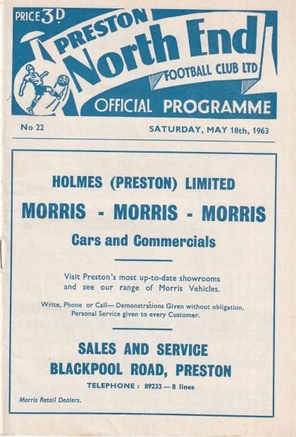 Preston North End v Derby County 18-May-1963