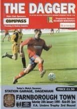 Dagenham & Redbridge v Farnborough Town 16-Jan-1999