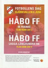 Håbo FF v IK Franke  06-Jun-2016