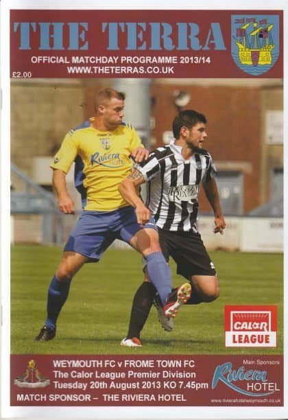 Weymouth v Frome Town 20-Aug-2013