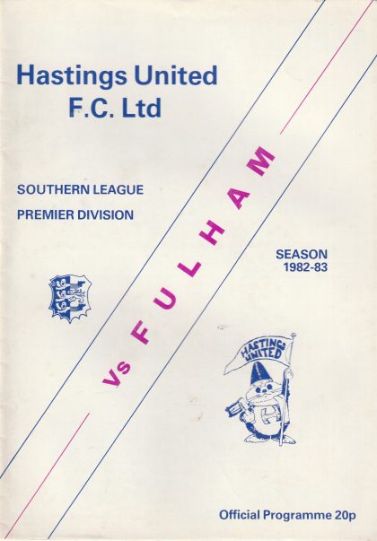 Hastings United v Fulham 14-Aug-1982