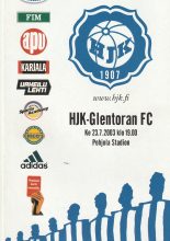 HJK Helsinki v Glentoran 23-Jul-2003