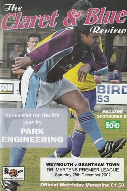 Weymouth v Grantham Town 28-Dec-2002