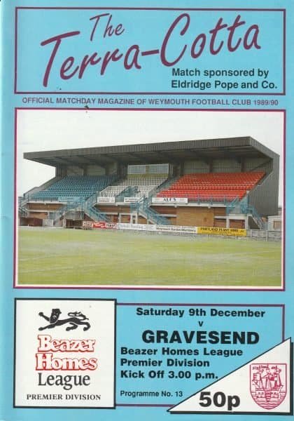 Weymouth v Gravesend & Northfleet 09-Dec-1989