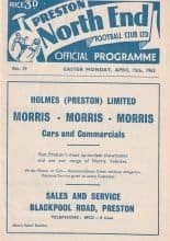 Preston North End v Grimsby Town  15-Apr-1963