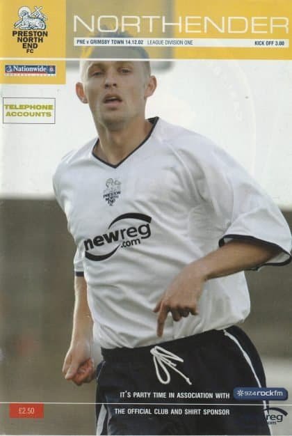 Preston North End v Grimsby Town 14-Dec-2002