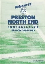 Preston North End v Halifax Town 16-Sep-1986
