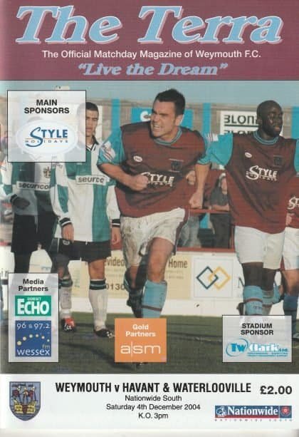 Weymouth v Havant & Waterlooville 04-Dec-2004
