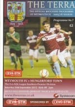 Weymouth v Hungerford Town 26-Sep-2015