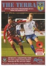 Weymouth v Hungerford Town 09-Nov-2013