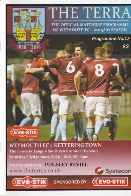 Weymouth v Kettering Town 23-Jan-2016