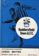 Huddersfield Town v Leeds United 18-Aug-1973