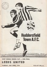 Huddersfield Town v Leeds United 30-Apr-1974
