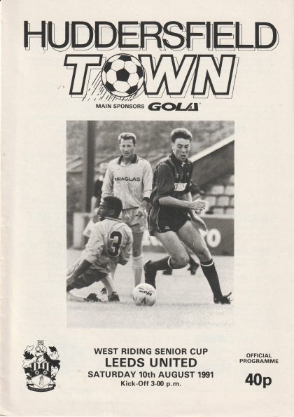 Huddersfield Town v Leeds United 10-Aug-1991