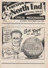 Preston North End v Leicester City 22-Sep-1958