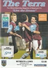 Weymouth v Lewes 19-Feb-2005