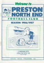 Preston North End v Lincoln City 24-Jan-1987