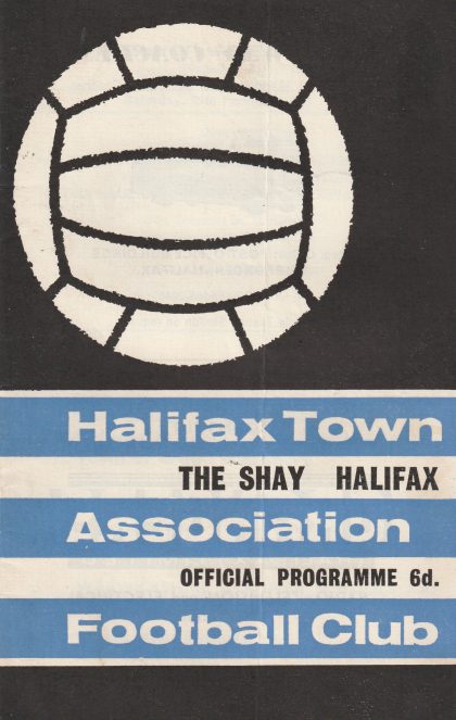 Halifax Town v Lincoln City  25-Feb-1967