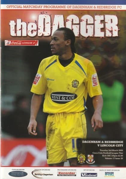 Dagenham & Redbridge v Lincoln City 03-Mar-2009