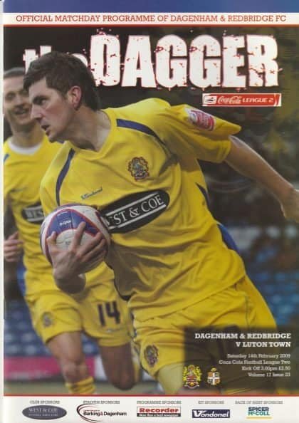 Dagenham & Redbridge v Luton Town 14-Feb-2009