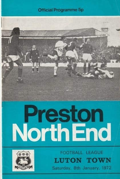 Preston North End v Luton Town 08-Jan-1972