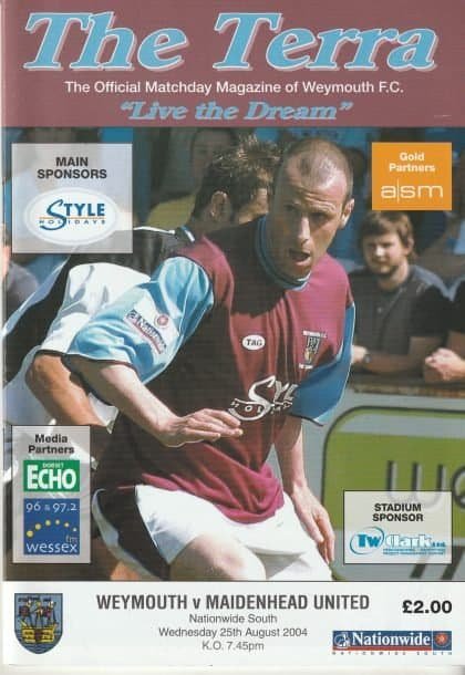 Weymouth v Maidenhead United 25-Aug-2004