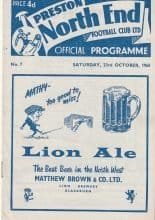 Preston North End v Manchester City 23-Oct-1965