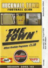 Hucknall Town v Manchester United 10-Aug-2002