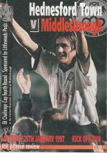 Hednesford Town v Middlesbrough  25-Jan-1997