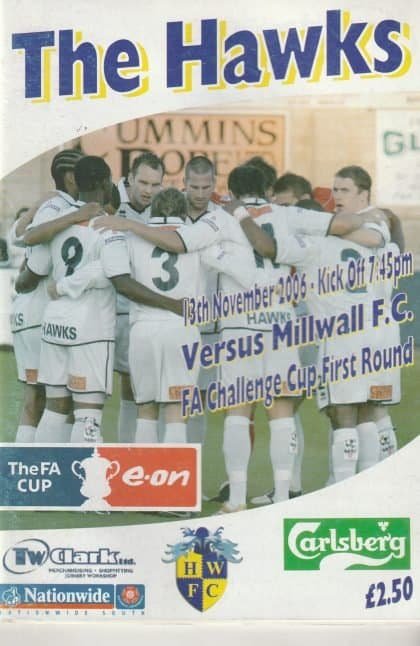 Havant & Waterlooville v Millwall 13-Nov-2006