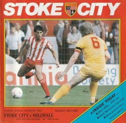 Stoke City v Millwall 07-Sep-1985