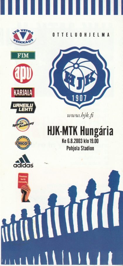 HJK Helsinki v MTK Budapest 06-Aug-2003