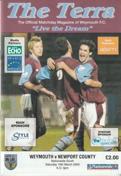 Weymouth v Newport County 19-Mar-2005