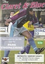 Weymouth v Newport County 01-Mar-2003