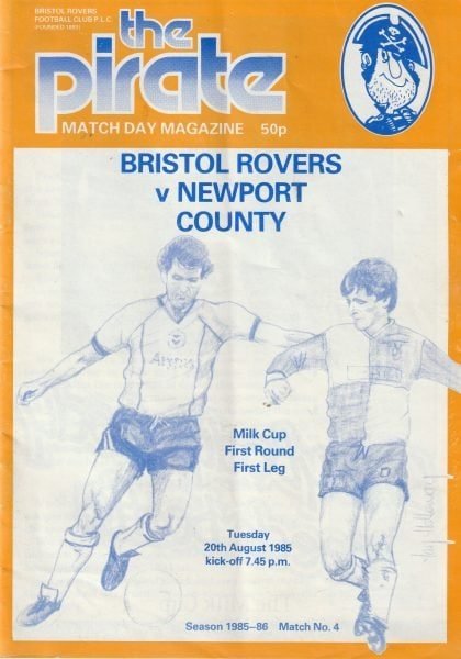 Bristol Rovers v Newport County 20-Aug-1985