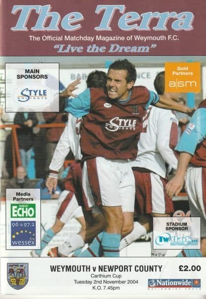 Weymouth v Newport County 02-Nov-2004