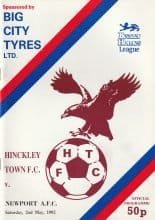 Hinckley Town v Newport AFC 02-May-1992
