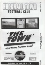 Hucknall Town v Notts County 17-Jul-2002